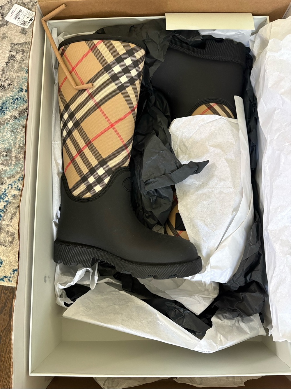 BNIB Women’s Burberry Rain Boots